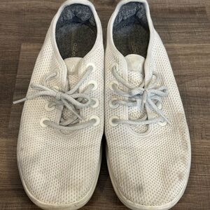 allbirds Men’s White Knit Low-Top Sneakers